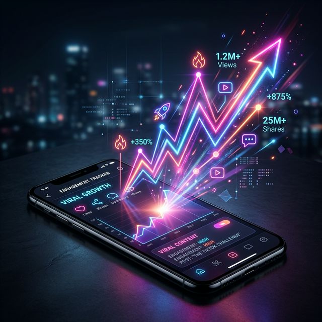 Social Media Reach Visualization