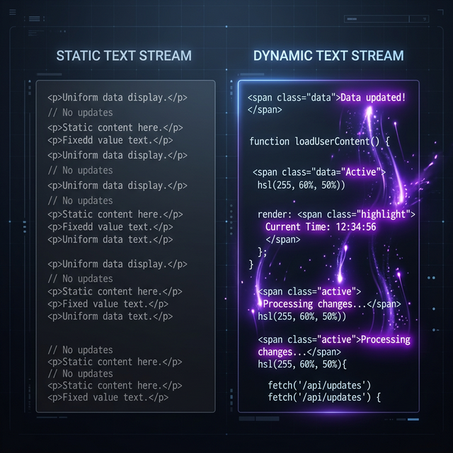 Dynamic vs Static Captions